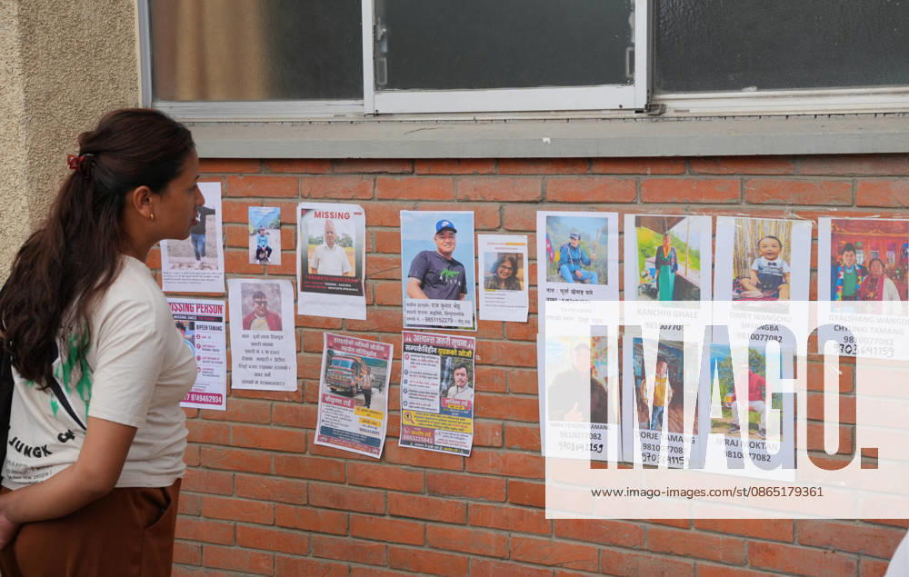 Families Seek Missing Relatives After Devastating Mudslide - Nepal Relatives examine photographs of individuals reported missing following devastating flash floods in Nepal, displayed outside Tribhuvan University Teaching Hospital in Kathmandu, Nepal on August 28, 2026. Photo by Sunil Pradhan ABACAPRESS.COM Kathmandu Bagmati Nepal