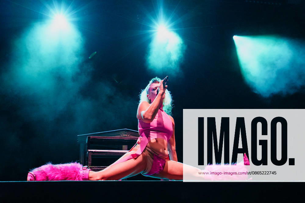 Peaches on the third day of the 23rd edition of Rock en Seine at the Domaine National de Saint-Cloud, France, on August 28, 2026. Alexandre Fumeron, Bestimage. Day Three of the Rock en Seine music festival on August 28, 2026, in Paris, France. Saint-Cloud, France