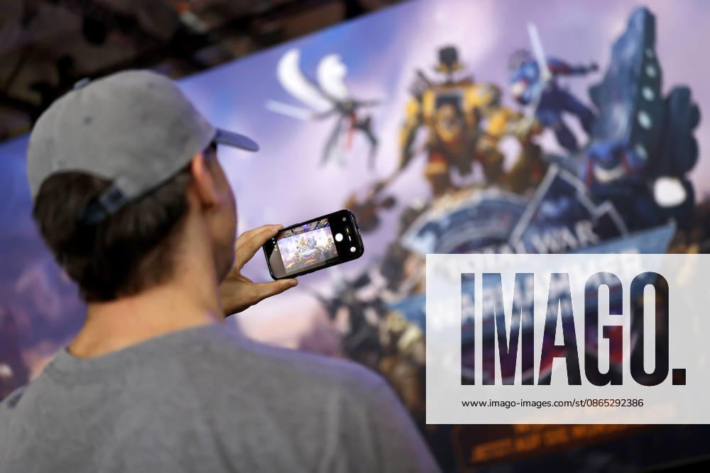 Eine Werbung für das Computerspiel Total War: Warhammer 40.000 zu sehen auf der weltgrößten Computerspielmesse Gamescom 26 in der Koelnmesse. (Themenbild, Symbolbild) Köln, 30.08.2026 NRW Deutschland