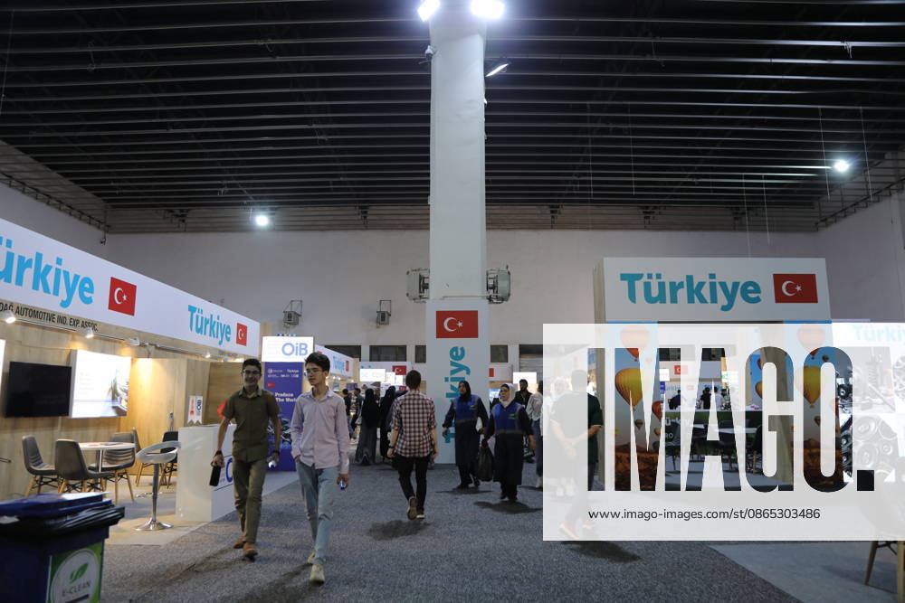 63rd Damascus International Fair DAMASCUS, SYRIA - AUGUST 30 : Turkish companies show interest in the 63rd Damascus International Fair held in Damascus, displaying their products and services across 33 stands in various sectors including construction, food, chemicals, technology, energy, and industry on August 30, 2026 in Damascus, Syria. Hisam Hac Omer Anadolu Damascus Syria. Editorial use only. Please get in touch for any other usage.