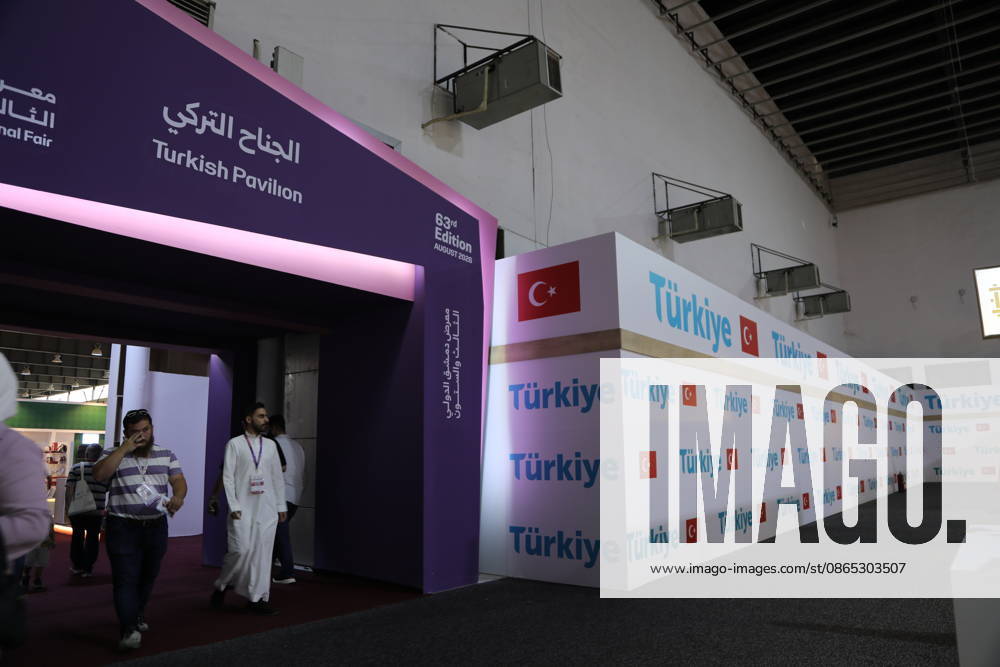 63rd Damascus International Fair DAMASCUS, SYRIA - AUGUST 30 : Turkish companies show interest in the 63rd Damascus International Fair held in Damascus, displaying their products and services across 33 stands in various sectors including construction, food, chemicals, technology, energy, and industry on August 30, 2026 in Damascus, Syria. Hisam Hac Omer Anadolu Damascus Suriye. Editorial use only. Please get in touch for any other usage.