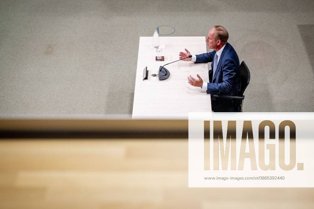 THE HAGUE Kees van der Staaij during the public hearings of the parliamentary inquiry committee into the coronavirus policy. During the coronavirus period, he was a Member of Parliament and party leader for the SGP. ROBIN UTRECHT ANP netherlands out - belgium out