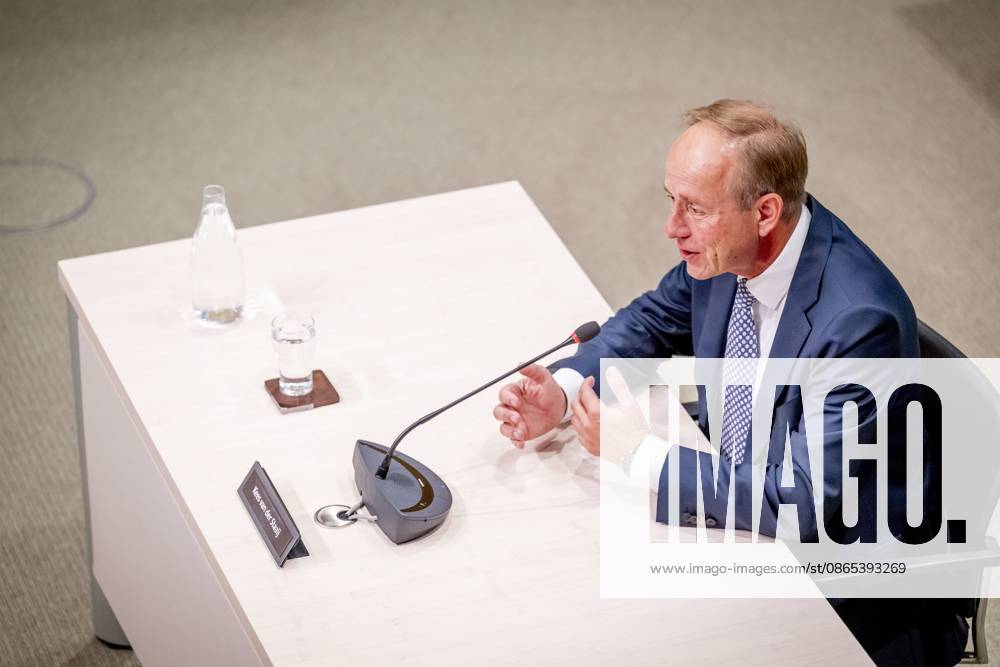 THE HAGUE Kees van der Staaij during the public hearings of the parliamentary inquiry committee into the coronavirus policy. During the coronavirus period, he was a Member of Parliament and party leader for the SGP. ROBIN UTRECHT ANP netherlands out - belgium out