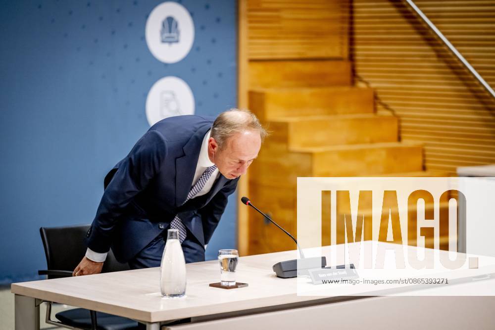 THE HAGUE Kees van der Staaij during the public hearings of the parliamentary inquiry committee into the coronavirus policy. During the coronavirus period, he was a Member of Parliament and party leader for the SGP. ROBIN UTRECHT ANP netherlands out - belgium out