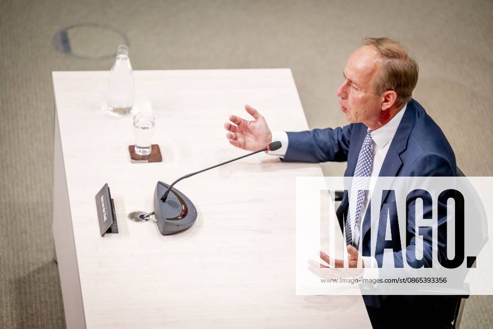 THE HAGUE Kees van der Staaij during the public hearings of the parliamentary inquiry committee into the coronavirus policy. During the coronavirus period, he was a Member of Parliament and party leader for the SGP. ROBIN UTRECHT ANP netherlands out - belgium out
