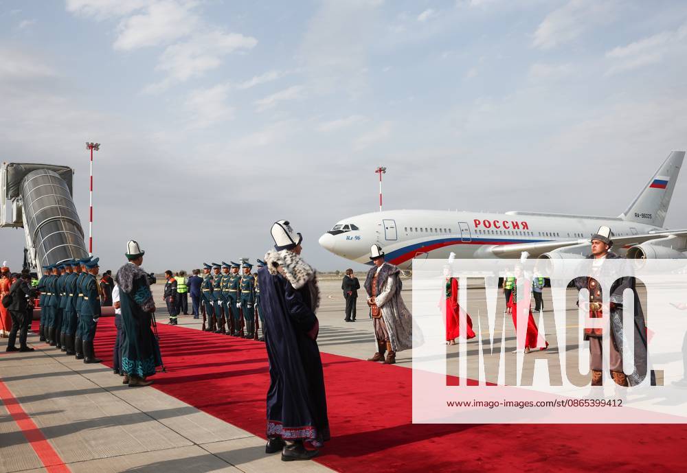 Kyrgyzstan Putin SCO Summit 9231790 31.08.2026 The plane carrying Russian President Vladimir Putin sits on the tarmac after landing at the Manas International Airport in Bishkek, Kyrgyzstan. Putin arrived in the Kyrgyz capital on August 31 to attend the Shanghai Cooperation Organization (SCO) summit. Andrey Gordeev Sputnik Bishkek Kyrgyzstan