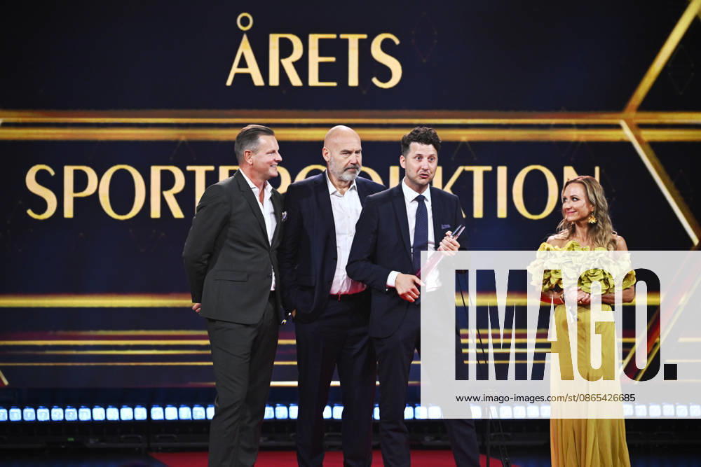 STOCKHOLM, SWEDEN 20260831 Winner in the Sports Production of the Year category: the World Cup playoffs featuring the Swedish men’s national soccer team, Viaplay Viaplay Sport, Viaplay Group, at the 2026 Kristallen Awards at Cirkus in Stockholm STOCKHOLM SWEDEN