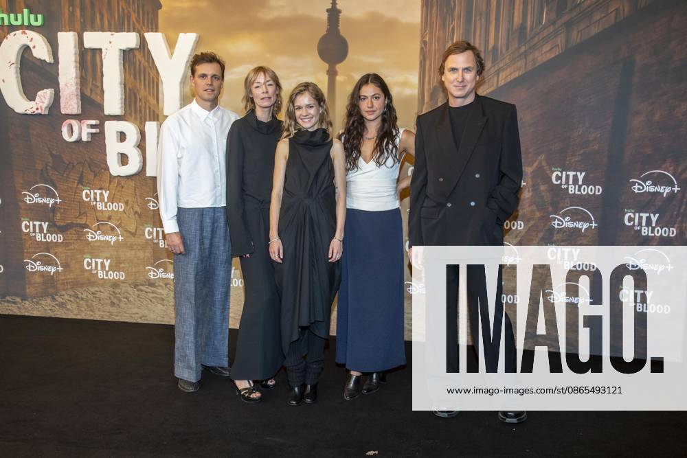 ABB CITYBLOOD- Jenny Schily, Lea Drinda, Soma Pysall und Lars Eidinger zu Gast bei der Premiere der deutschen Hulu Original Serie City of Blood im Kino International am 31.AUGUST 2026 in Berlin Berlin Deutschland
