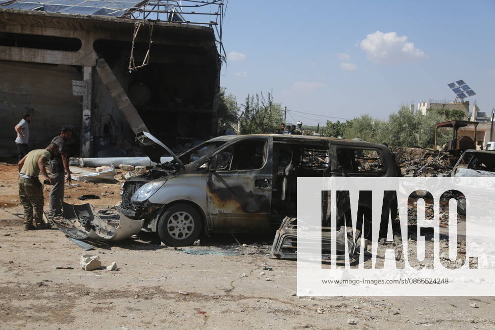 Explosion in Syria’s Idlib kills 5 IDLIB, SYRIA - SEPTEMBER 01: The explosion heavily damages nearby buildings and vehicles after an ammunition-laden vehicle explodes in Syria’s northwestern Idlib province, killing five people and injuring 10 others, according to initial reports, on September 01, 2026. Kasim Yusuf Anadolu Idlib Suriye. Editorial use only. Please get in touch for any other usage.