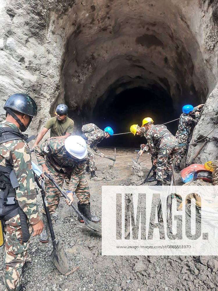 Nepali teams continue searching for survivors of devastating Himalayan glacial floods in Kathmandu on Tuesday, September 1, 2026. The death toll has surpassed 1,000, with dozens feared trapped inside tunnels of hydroelectric power stations. photo by Nepalese Army NEP2026090110 NepalesexArmy