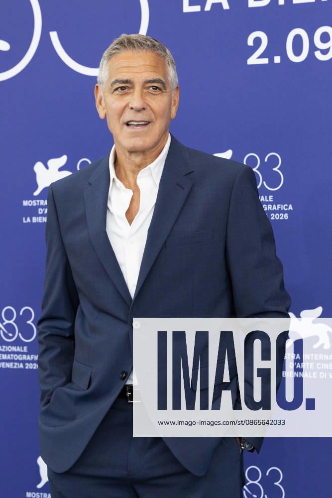 83rd Venice International Film Festival VENICE, ITALY - SEPTEMBER 02: George Clooney attends the Golden Lion For Lifetime Achievement Photocall during the 83rd Venice International Film Festival at Palazzo del Casino on September 02, 2026 in Venice, Italy Primo Barol Anadolu Venice Italy. Editorial use only. Please get in touch for any other usage.