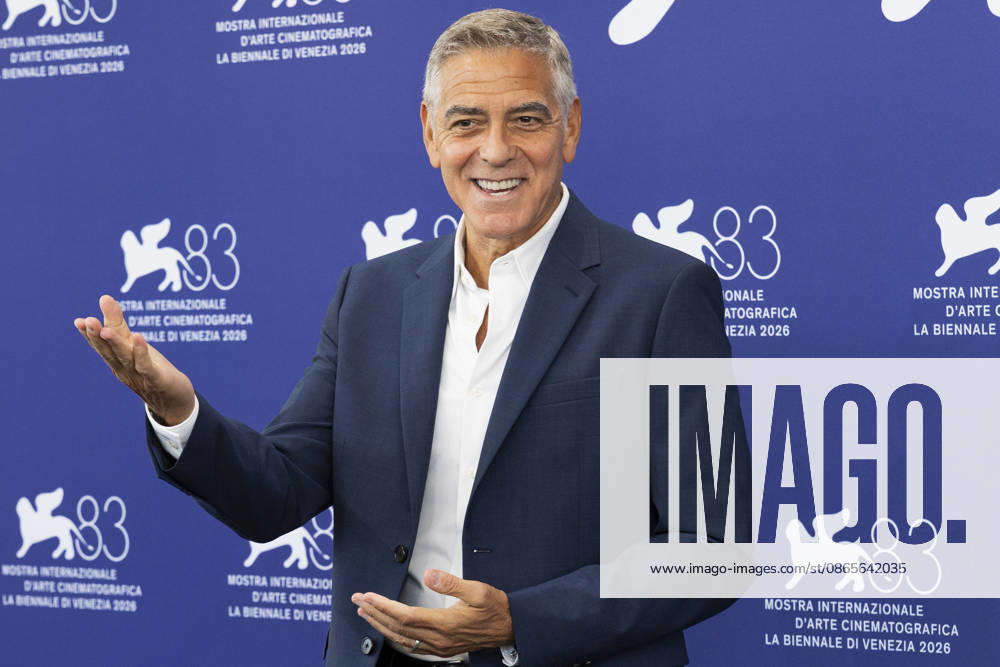 83rd Venice International Film Festival VENICE, ITALY - SEPTEMBER 02: George Clooney attends the Golden Lion For Lifetime Achievement Photocall during the 83rd Venice International Film Festival at Palazzo del Casino on September 02, 2026 in Venice, Italy Primo Barol Anadolu Venice Italy. Editorial use only. Please get in touch for any other usage.