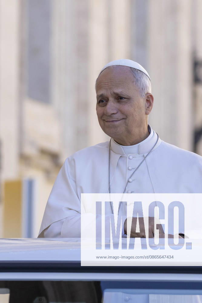 IPA88030105 - Italy, Rome, Vatican, September 2, 2026: Pope Leo XIV during the weekly general audience in St. Peter s Square at the Vatican. Photograph by CLAUDIO ASQUINI Catholic Press Photo