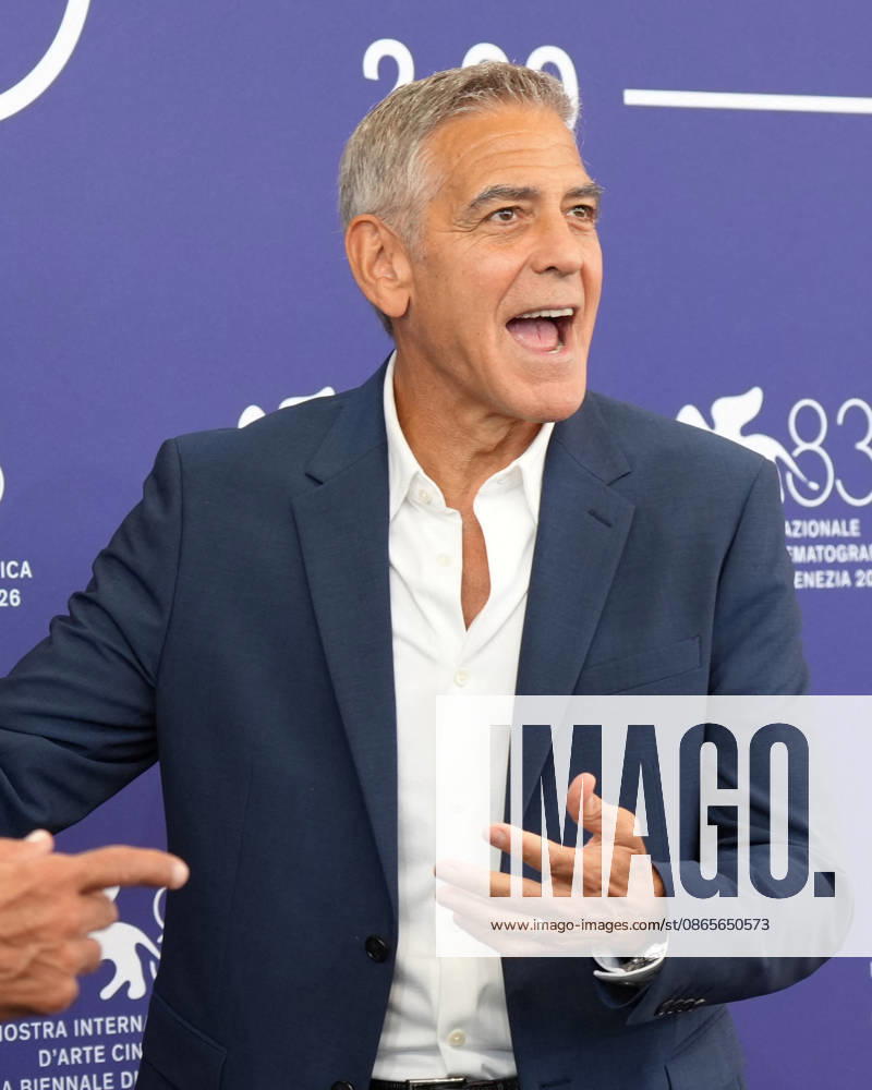 George Clooney attending the Golden Lion for Lifetime Achievement photocall during the 83rd Venice International Film Festival in 2026, on September 2, 2026, in Venice, Italy. Lucia Sabatelli, Venice, Italy