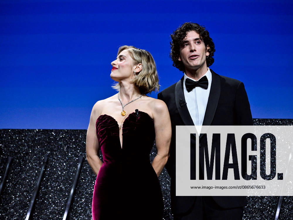 IPA88039030 - Venice, 83rd Venice International Film Festival 2026 - Night 1 - Opening ceremony in the Sala Grande for the Lifetime Achievement Lion - Pictured: Greta Scarano, Nicolas Maupas