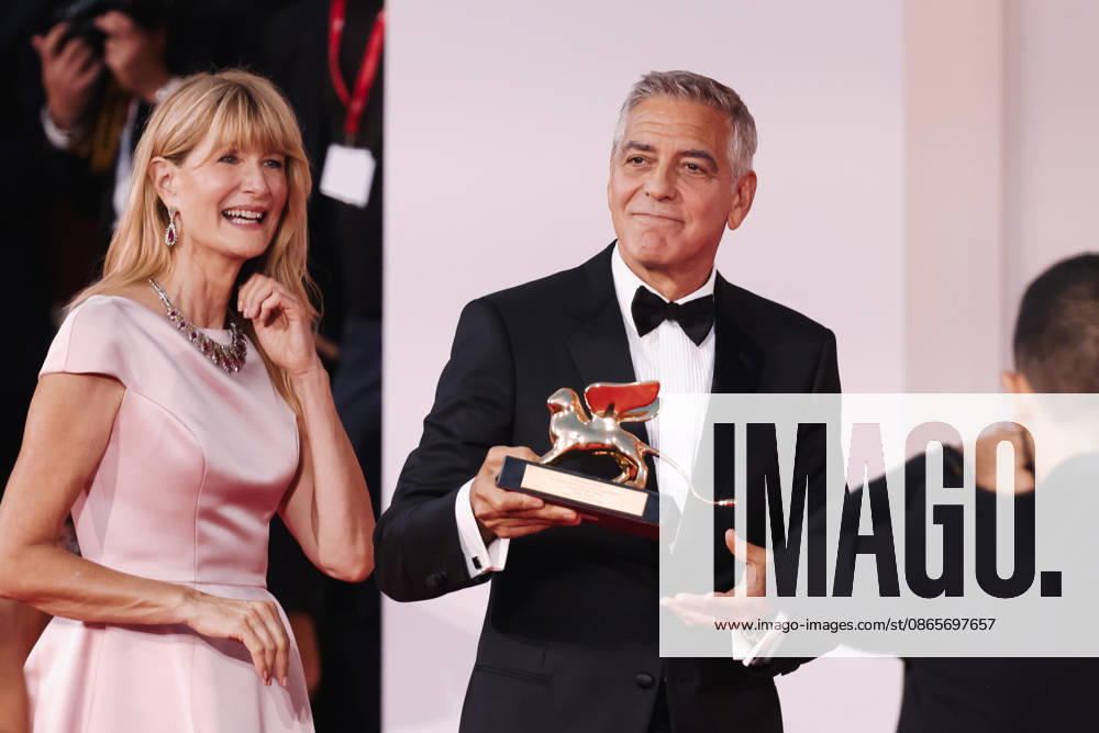 IPA88047852 - Venice, 83rd Venice International Film Festival The red carpet at the opening ceremony and the presentation of the Golden Lion for Lifetime Achievement during the 83rd Venice International Film Festival at the Palazzo del Cinema. Pictured: George Clooney, Laura Dern