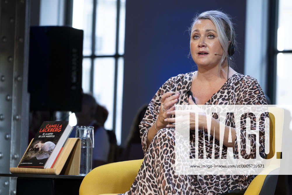 Swedish writer Camilla Lackberg during the presentation of her book The Cry of the Dead at Foundation Telefonica in Madrid, September 2, 2026, Spain Madrid Spain - ZUMAs197 20260902_aaa_s197_527