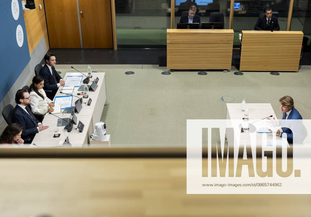 THE HAGUE - Kim Putters during the public hearings of the parliamentary inquiry committee into the coronavirus policy. During the pandemic, Putters was Director of the Netherlands Institute for Social Research (SCP). REMKO DE WAAL ANP netherlands out - belgium out