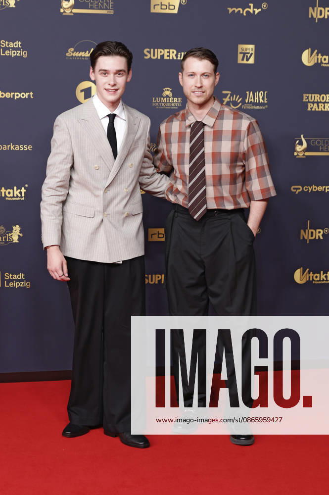 Mike Leon Lichtenberg und Sebastiano Schweitzer bei der 32. Verleihung der Goldenen Henne 2026 in der Leipziger Messe. Leipzig