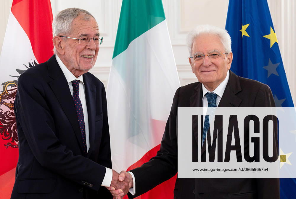 President Sergio Mattarella with the Federal President of the Republic of Austria, HE Mr. Alexander Van der Bellen, at the ceremony on the occasion of the Day of Autonomy , Merano, 05 09 2026 Merano Italy - ZUMAa289 20260905_zia_a289_002