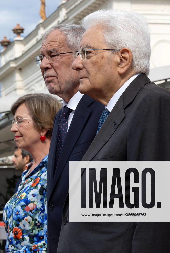 President Sergio Mattarella with the Federal President of the Republic of Austria, HE Mr. Alexander Van der Bellen, at the ceremony on the occasion of the Day of Autonomy , Merano, 05 09 2026 Merano Italy - ZUMAa289 20260905_zia_a289_007
