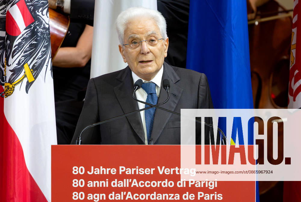 President Sergio Mattarella during the ceremony on the occasion of the Day of Autonomy , Merano, today 5 September 2026. Merano Italy - ZUMAa289 20260905_zia_a289_016