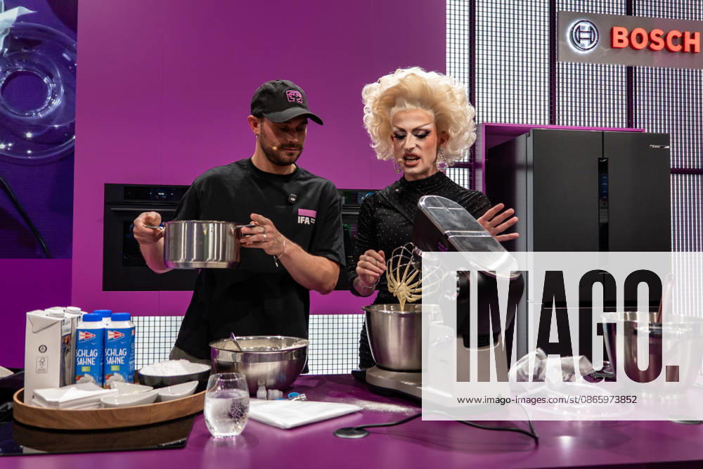 IFA Trade Fair In Berlin A cooking demonstration is seen at the Bosch booth during the IFA Consumer Electronics and Home Appliances trade fair in Berlin, Germany, on September 5, 2026. Berlin Germany