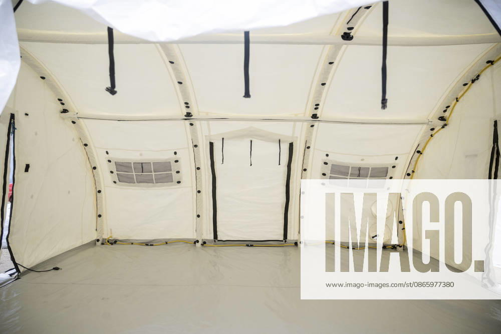 Installation of new tent shelters in Ceuta. Interior of one of the tent shelters installed next to the Ceuta Food Bank, on September 5, 2026, in Ceuta, Spain. The government has taken control of the port of Ceuta to provide humanitarian assistance to migrants in tents and other spaces, according to a resolution from the Ministry of Transportation and Sustainable Mobility published this Saturday, as reported by Europa Press SEPTEMBER 5, 2026 TENT CAMP MIGRANTS IMMIGRANTS MIGRATION CRISIS HUMANITARIAN CRISIS Ceuta Ceuta, Spain