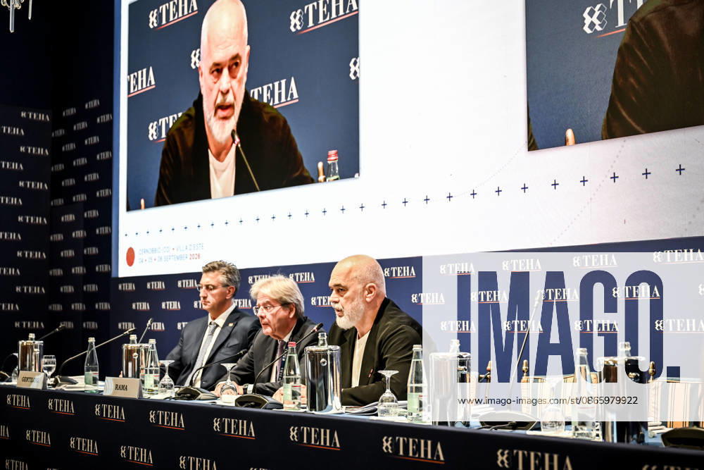 Andrej Plenkoviâ€oÂß, Paolo Gentiloni, Edi Rama at the fifty-second edition of the Ambrosetti Forum The European House Ambrosetti THE SCENARIO OF TODAY AND TOMORROW FOR COMPETITIVE STRATEGIES, Villa d Este in Cernobbio 05 09 2026 Cernobbio Cernobbio Italy - ZUMAa289 20260905_zia_a289_441