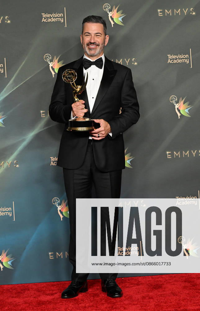 78th Emmy Awards Night 1 Jimmy Kimmel in the press room at the 78th Emmy Awards Nigh1, held at the Peacock Theatre in Los Angeles, Ca. on September 5, 2026. Los Angeles Peacock Theatre California USA
