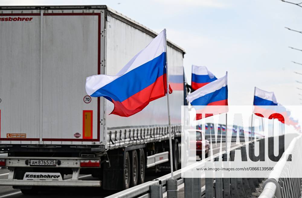 Russia North Korea Road Bridge 9238020 07.09.2026 A truck drives along the new road bridge over the Tumen River, connecting Russia s Primorye Territory and North Korea. The bridge is named after Yakov Novichenko, a Red Army officer who, in 1946, covered a grenade thrown at North Korean leader Kim Il Sung with his body. Vitaliy Ankov Sputnik Vladivostok Primorye Territory Russia