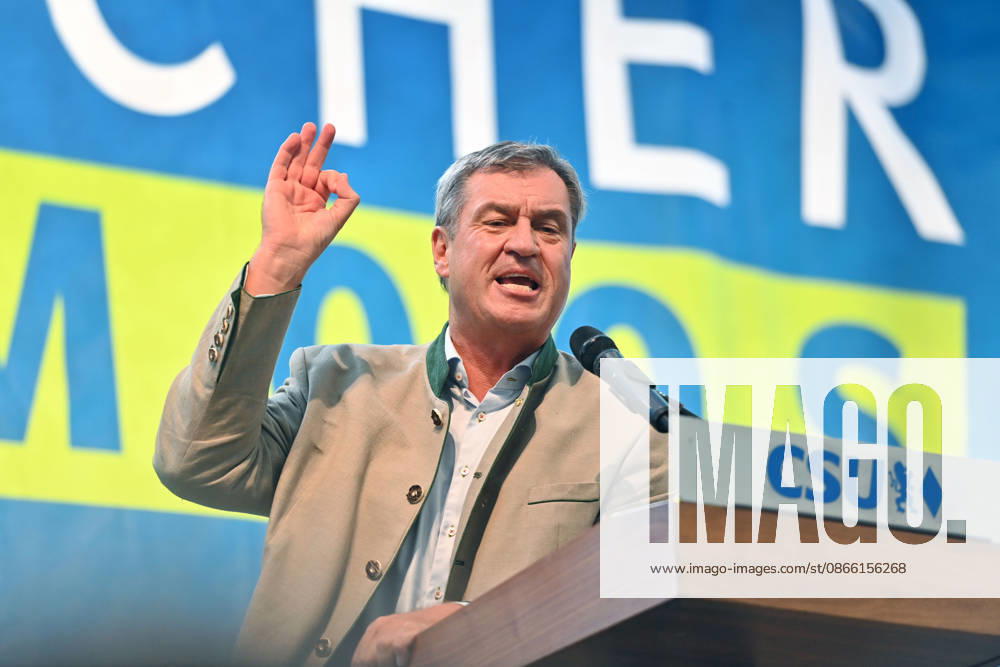 Rede Markus SOEDER (Ministerpraesident Bayern und CSU Vorsitzender) , Einzelbild,angeschnittenes Einzelmotiv,Portraet,Portrait,Porträt. Politischer Gillamoos am 07.09.2026 in Abensberg,