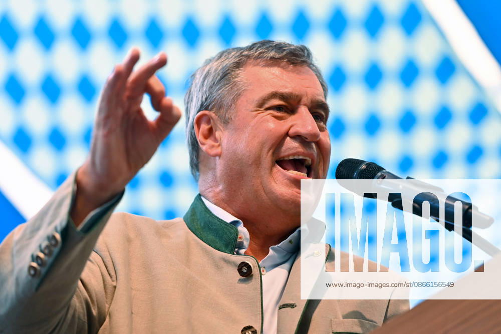 Rede Markus SOEDER (Ministerpraesident Bayern und CSU Vorsitzender) , Einzelbild,angeschnittenes Einzelmotiv,Portraet,Portrait,Porträt. Politischer Gillamoos am 07.09.2026 in Abensberg,