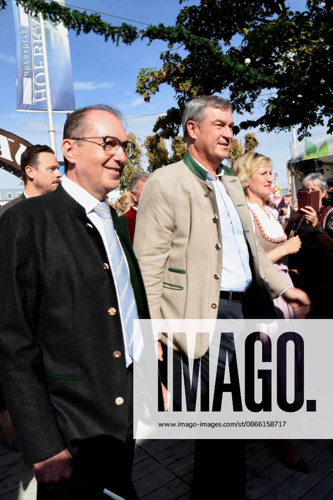 Alexander Dobrindt, Bundesinnenminister Dr. Markus Söder, Bayerischer Ministerpräsident Petra Högl MDL Abendsberg 07.09.2026 Politischer Frühschoppen am Gillamoos CSU im Hofbräu Festzelt Foto Abendsberg