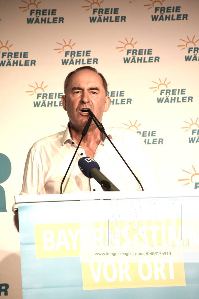 Hubert Aiwanger, Landes- und Bundesvorsitzender der FREIEN WÄHLER, Abendsberg 07.09.2026 Politischer Frühschoppen am Gillamoos Freie Wähler im Weissbierstadl Foto Abendsberg