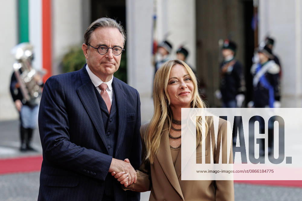 Prime Minister Giorgia Meloni receives Belgian Prime Minister Bart De Wever at Palazzo Chigi, Rome, September 7, 2026. Rome Italy - ZUMAa289 20260907_zia_a289_230
