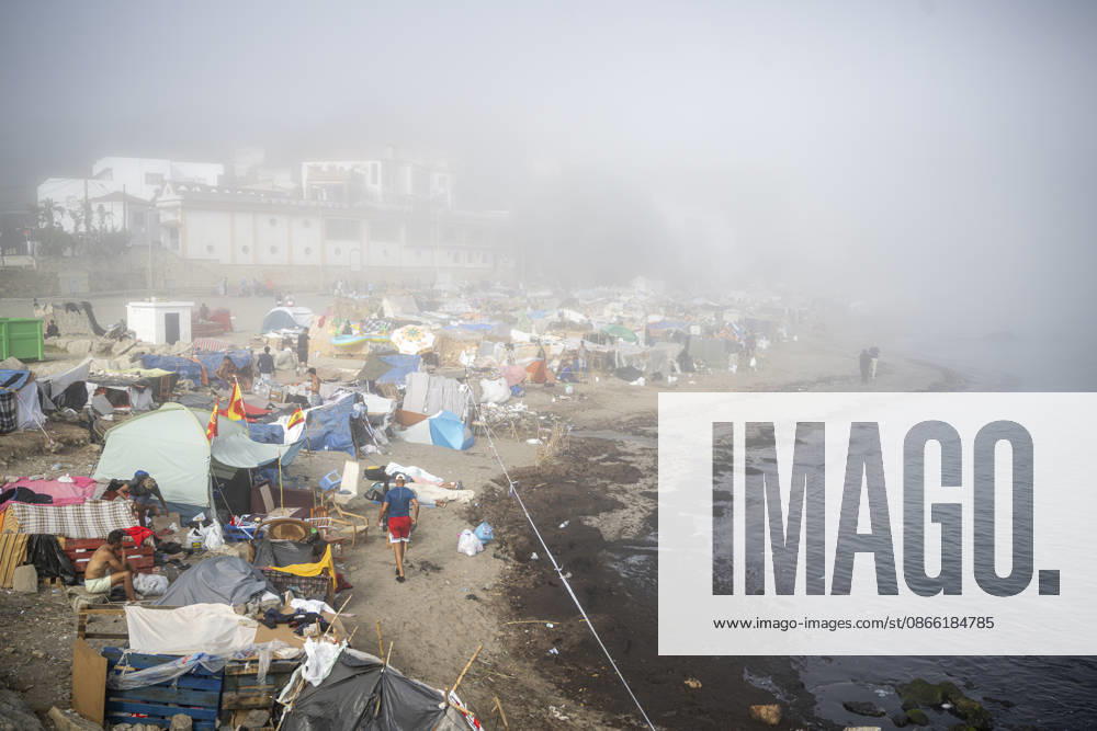 Settlements Continue on El Trampolín Beach Settlements on El Trampolín Beach, as of September 7, 2026, in Ceuta, Spain. Despite having been cleared, the camp on El Trampolín Beach resembles a makeshift city and remains occupied by people who continue to arrive in Ceuta. SEPTEMBER 7, 2026 Ceuta, Spain