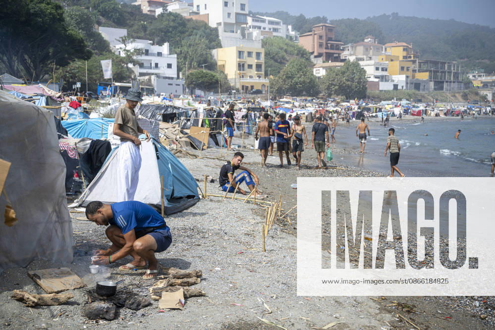 Settlements Continue on El Trampolín Beach Settlements on El Trampolín Beach, as of September 7, 2026, in Ceuta, Spain. Despite having been cleared, the camp on El Trampolín Beach resembles a makeshift city and remains occupied by people who continue to arrive in Ceuta. SEPTEMBER 7, 2026 Ceuta, Spain