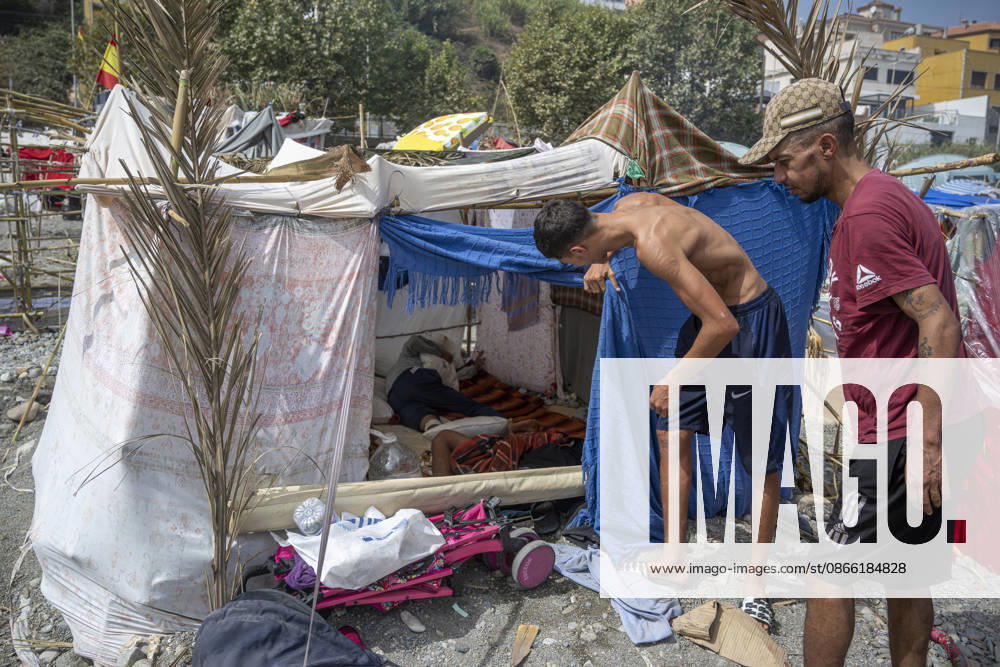 Settlements Continue on El Trampolín Beach Settlements on El Trampolín Beach, as of September 7, 2026, in Ceuta, Spain. Despite having been cleared, the camp on El Trampolín Beach resembles a makeshift city and remains occupied by people who continue to arrive in Ceuta. SEPTEMBER 7, 2026 Ceuta, Spain