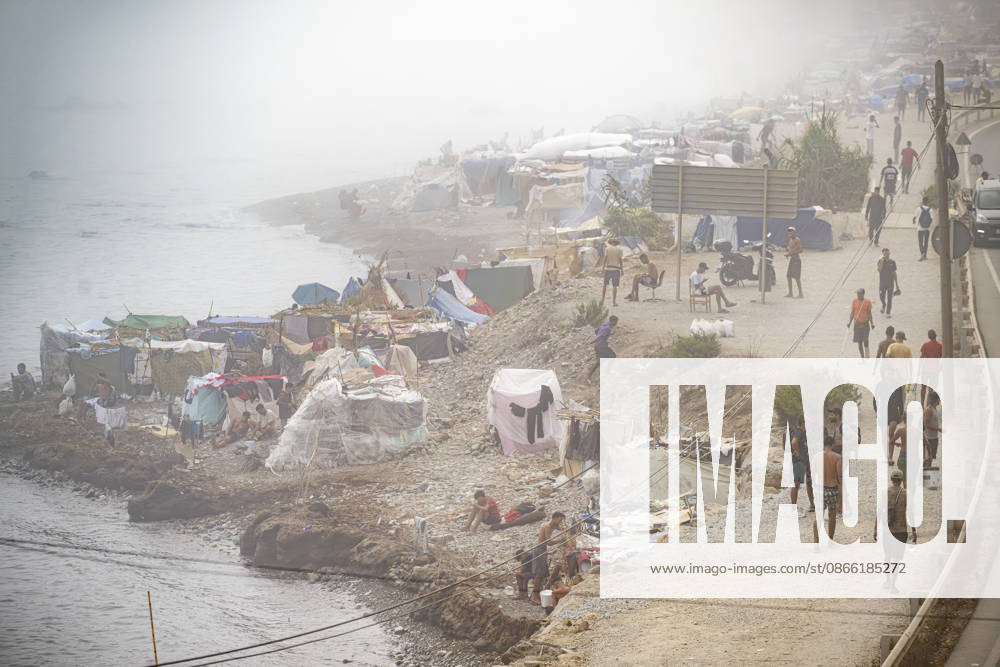 Settlements Continue on El Trampolín Beach Settlements on El Trampolín Beach, as of September 7, 2026, in Ceuta, Spain. Despite having been cleared, the camp on El Trampolín Beach resembles a makeshift city and remains occupied by people who continue to arrive in Ceuta. SEPTEMBER 7, 2026 Ceuta, Spain