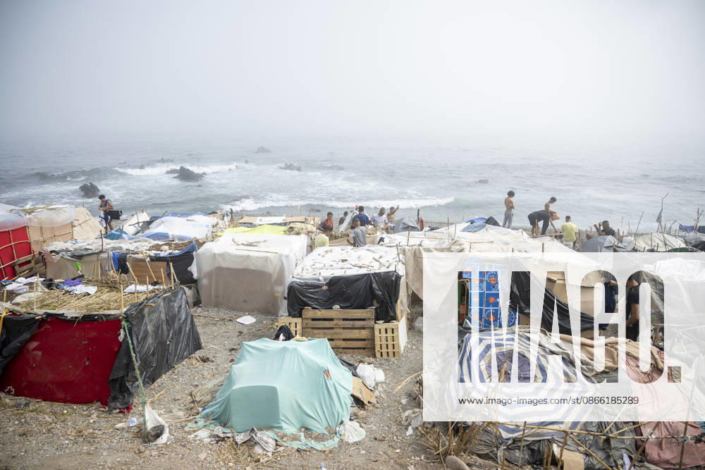Settlements Continue on El Trampolín Beach Settlements on El Trampolín Beach, as of September 7, 2026, in Ceuta, Spain. Despite having been cleared, the camp on El Trampolín Beach resembles a makeshift city and remains occupied by people who continue to arrive in Ceuta. SEPTEMBER 7, 2026 Ceuta, Spain