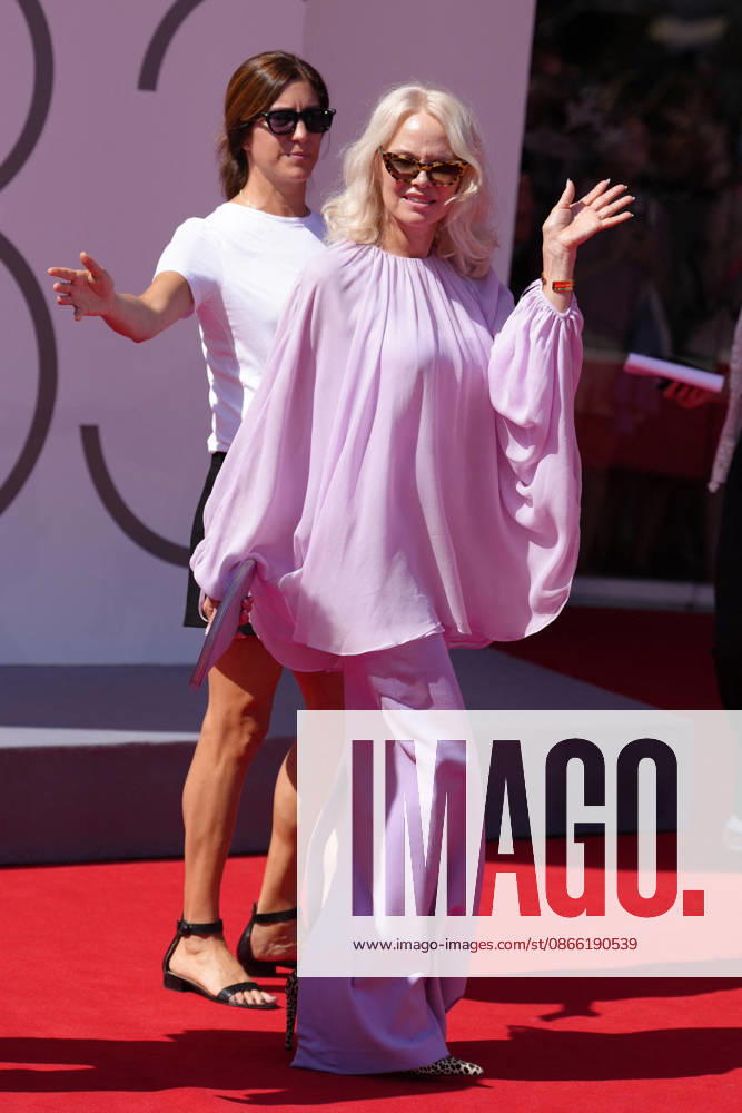 Pamela Anderson attending the presentation of the Golden Lion for Lifetime Achievement to Ellen Burstyn during the 83rd Venice International Film Festival at the Sala Grande on September 7, 2026, in Venice, Italy. Lucia Sabatelli, Venice, Italy