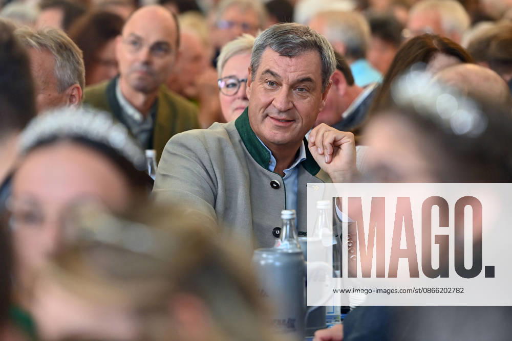 Markus SOEDER (Ministerpraesident Bayern und CSU Vorsitzender) sitzt im Publikum. Politischer Gillamoos am 07.09.2026 in Abensberg,