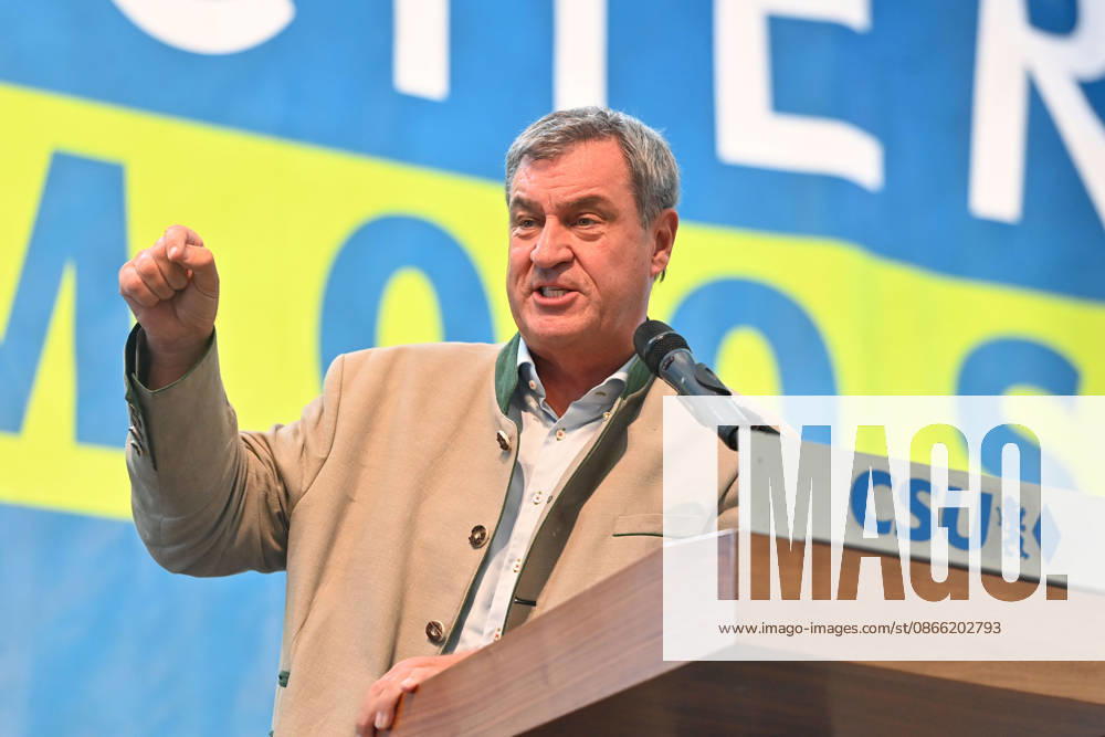 Rede Markus SOEDER (Ministerpraesident Bayern und CSU Vorsitzender), Einzelbild,angeschnittenes Einzelmotiv,Halbfigur,halbe Figur. Politischer Gillamoos am 07.09.2026 in Abensberg,