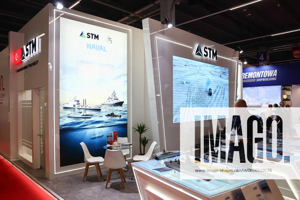 34th International Defence Industry Exhibition in Poland KIELCE, POLAND - SEPTEMBER 8: STM stand is seen during the 34th International Defence Industry Exhibition (MSPO) in Kielce, Poland, on September 8, 2026. Jakub Porzycki Anadolu Kielce Poland. Editorial use only. Please get in touch for any other usage.