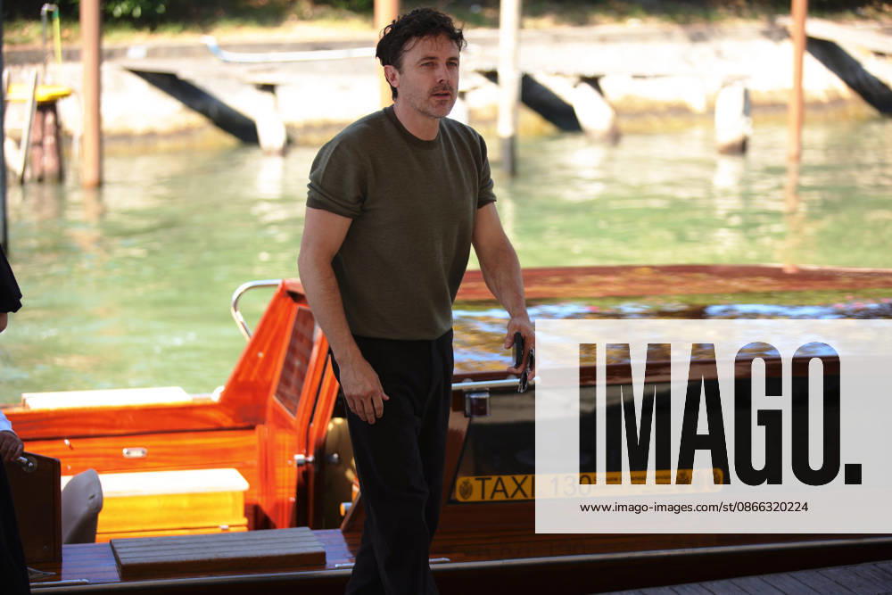 American actor and director Casey Affleck arrives at the Darsena Excelsior ahead of the presentation of Company during the 83rd Venice International Film Festival. Venice Italy - ZUMAs197 20260908_aaa_s197_054