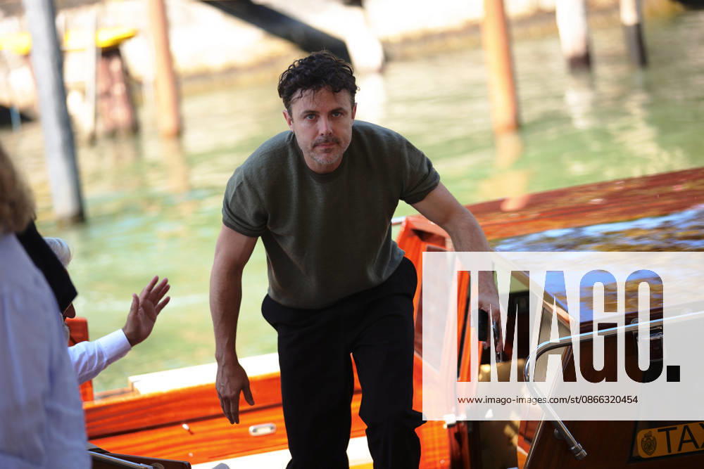 American actor and director Casey Affleck arrives at the Darsena Excelsior ahead of the presentation of Company during the 83rd Venice International Film Festival. Venice Italy - ZUMAs197 20260908_aaa_s197_057