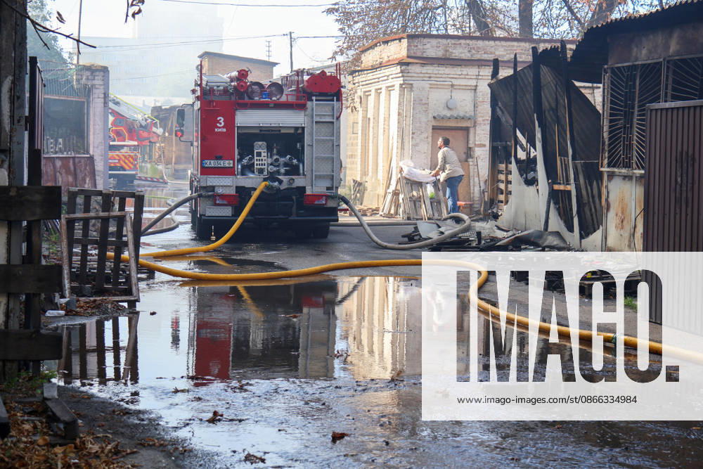 State Emergency Service workers respond to a Russian attack in the Solomianskyi district, Kyiv, Ukraine, September 8, 2026. On Tuesday night, September 8, Russian forces launched another massive strike on the Ukrainian capital with ballistic and cruise missiles, as well as jet UAVs. The attack caused significant damage to civilian infrastructure, residential areas, and business facilities. Three people were killed, and 19 were injured. (Photo by Pavlo Bahmut Ukrinform) Destruction and fires reported across Kyiv districts after Russian attack