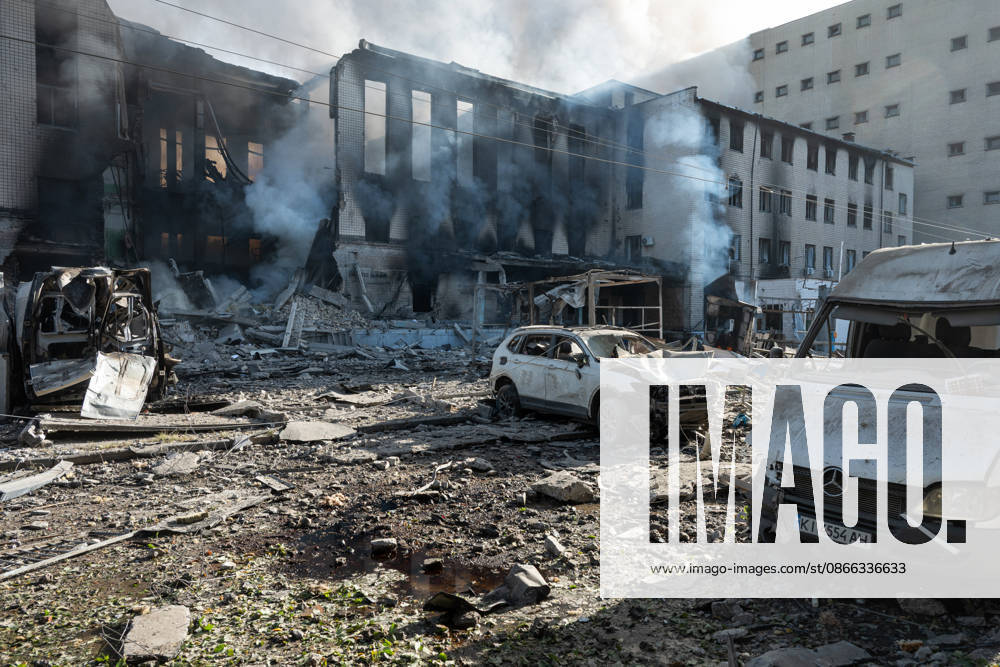 Destruction and fires reported across Kyiv districts after Russian attack Damaged cars are left outside a building shrouded in smoke after a Russian attack in the Solomianskyi district, Kyiv, Ukraine, on September 8, 2026. On Tuesday night, September 8, Russian forces launched a strike on the Ukrainian capital with ballistic and cruise missiles, as well as jet UAVs. The attack caused damage to civilian infrastructure, residential areas, and business facilities. Three people were killed, and 19 were injured. Kyiv Ukraine