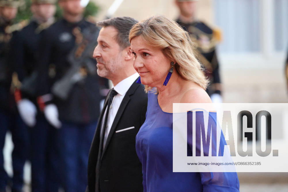 DiÌ‚ner d Etat en l honneur de Mr LEE Jae Myung, PreÌsident de la ReÌpublique de CoreÌe Yael Braun-Pivet et Vianney Pivet Emmanuel Macron et Brigitte Macron recoivent Mr LEE Jae Myung, PreÌsident de la ReÌpublique de CoreÌe et son à pouse, Kim Hye-kyung, à l occasion d un diner d à tat au Palais de l Elysà e à Paris, le 8 septembre 2026. French President, Emmanuel Macron and his wife, Brigitte Macron hosted Mr. LEE Jae Myung, President of the Republic of Korea, and his wife, Kim Hye-kyung, at a state dinner at the Elysà e Palace in Paris on September 8, 2026.